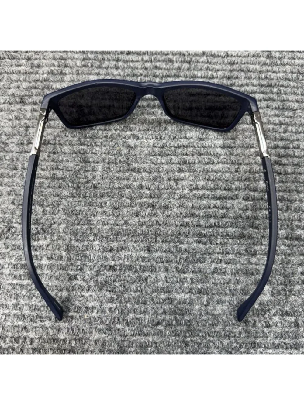 Hugo Boss 0704 P/S V89 Polarized Sunglasses Blue Ruthenium Gray Lens 57 17 145